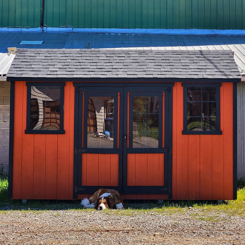 12x10 Display Shed - with Wooden Floor - Cedar Ridge Products